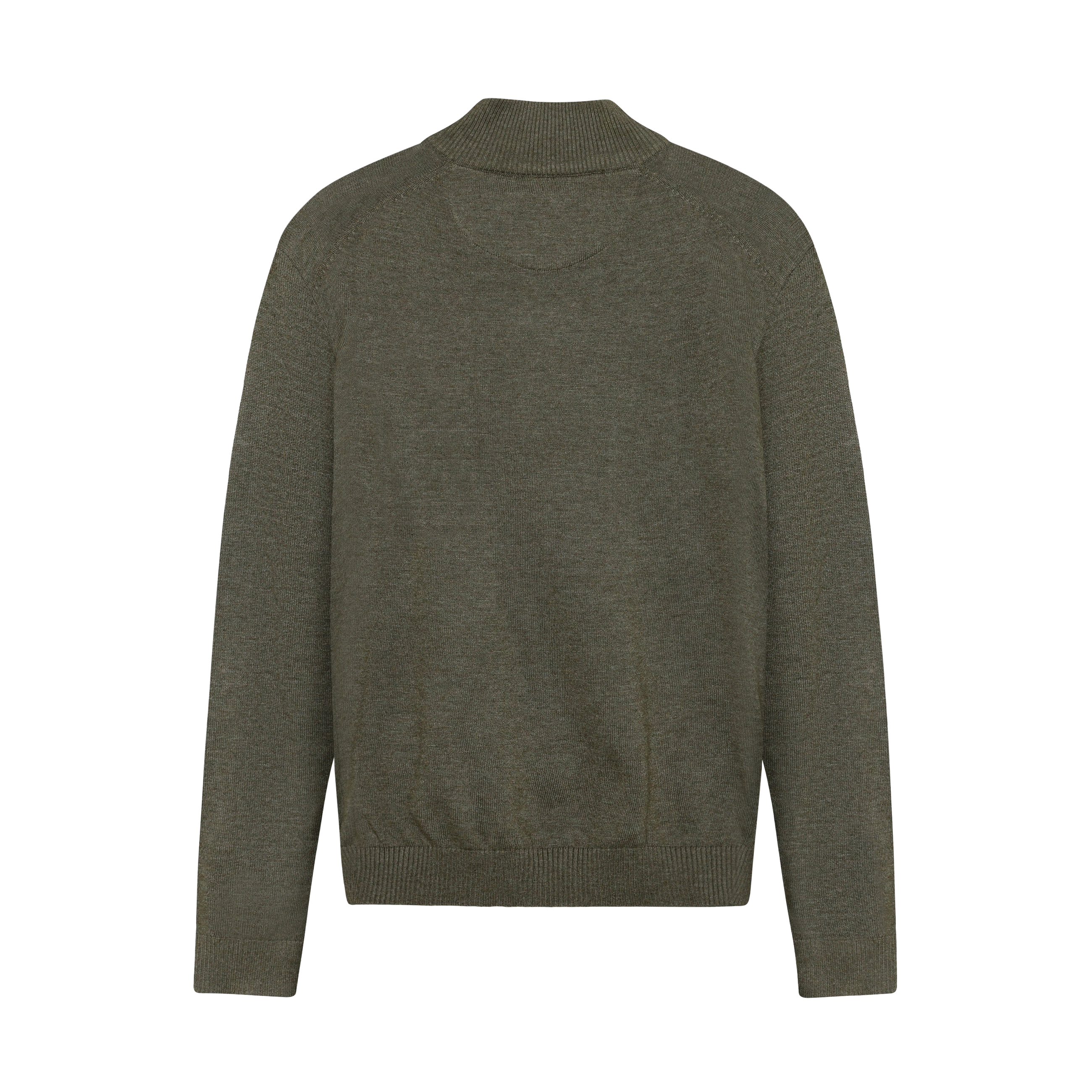 KlausSI Halfzip + Knit - Full Green Melange