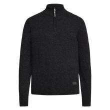 RobertSI Half Zip + Knit - Grey Volcano Melange