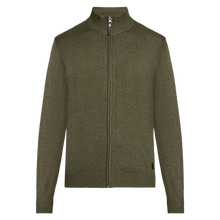 KeanSI Cardigan + Knit - Full Green Melange