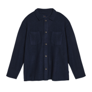 AaronSi Knit Overshirt Knit - Deep Marine