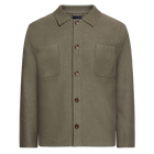 AaronSi Knit Overshirt Knit - Smokey Olive