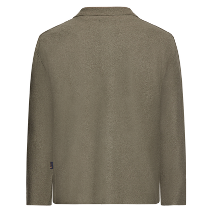 AaronSi Knit Overshirt Knit - Smokey Olive