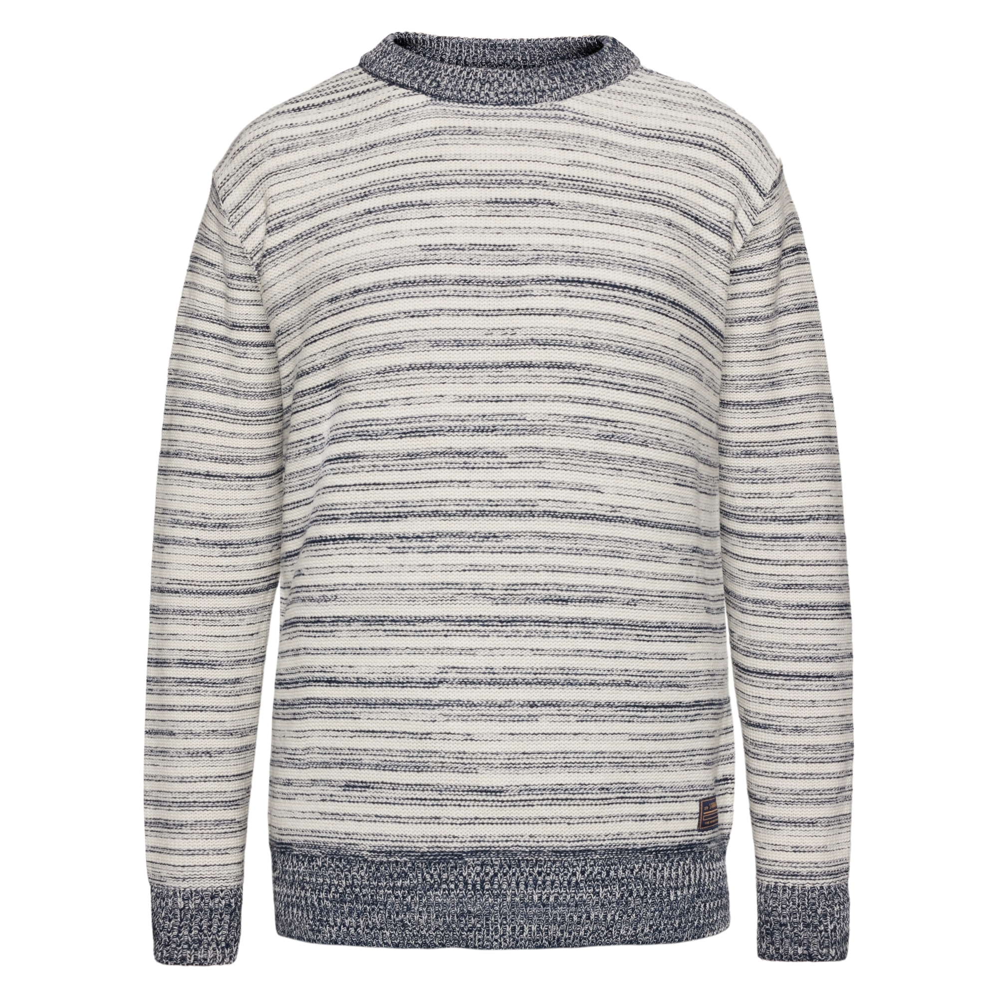 UsherSi  Reversed Striped Knit - Deep Marine