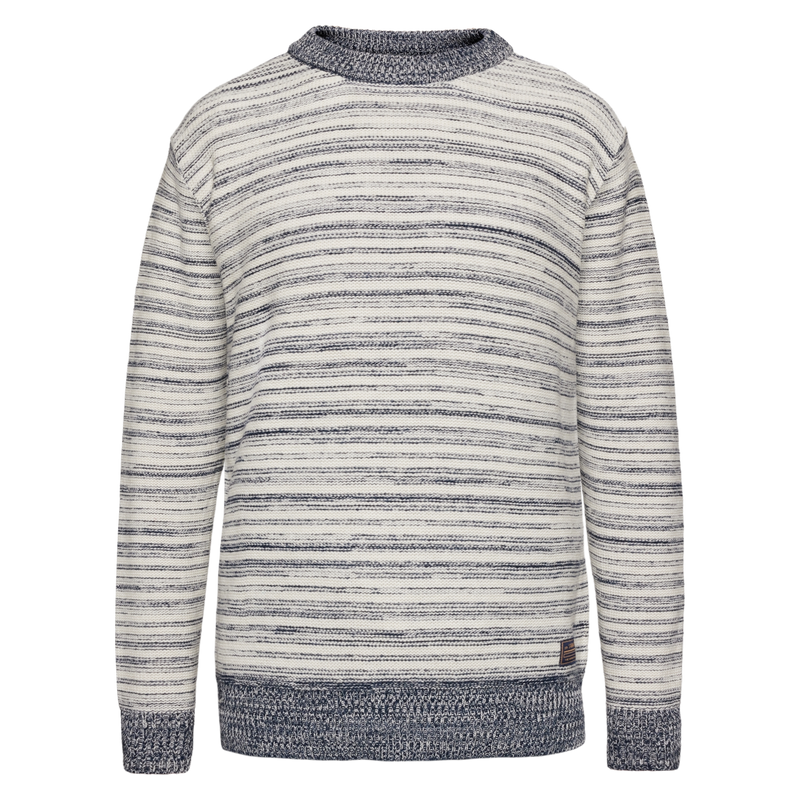 UsherSi  Reversed Striped Knit - Deep Marine