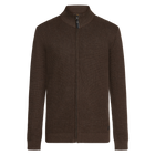KaiSi Structure Cardigan+ Knit - Brown Bark melange