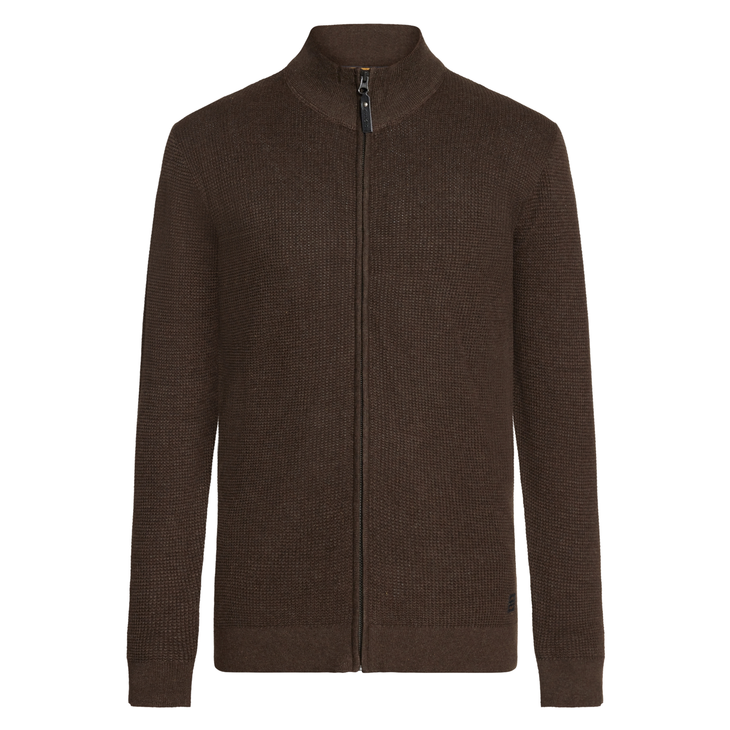 KaiSi Structure Cardigan+ Knit - Brown Bark melange