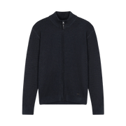 KaiSi Structure Cardigan+ Knit - Deep Marine Melange