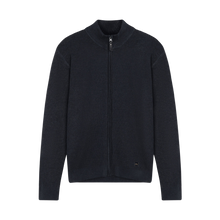 KaiSi Structure Cardigan+ Knit - Deep Marine Melange
