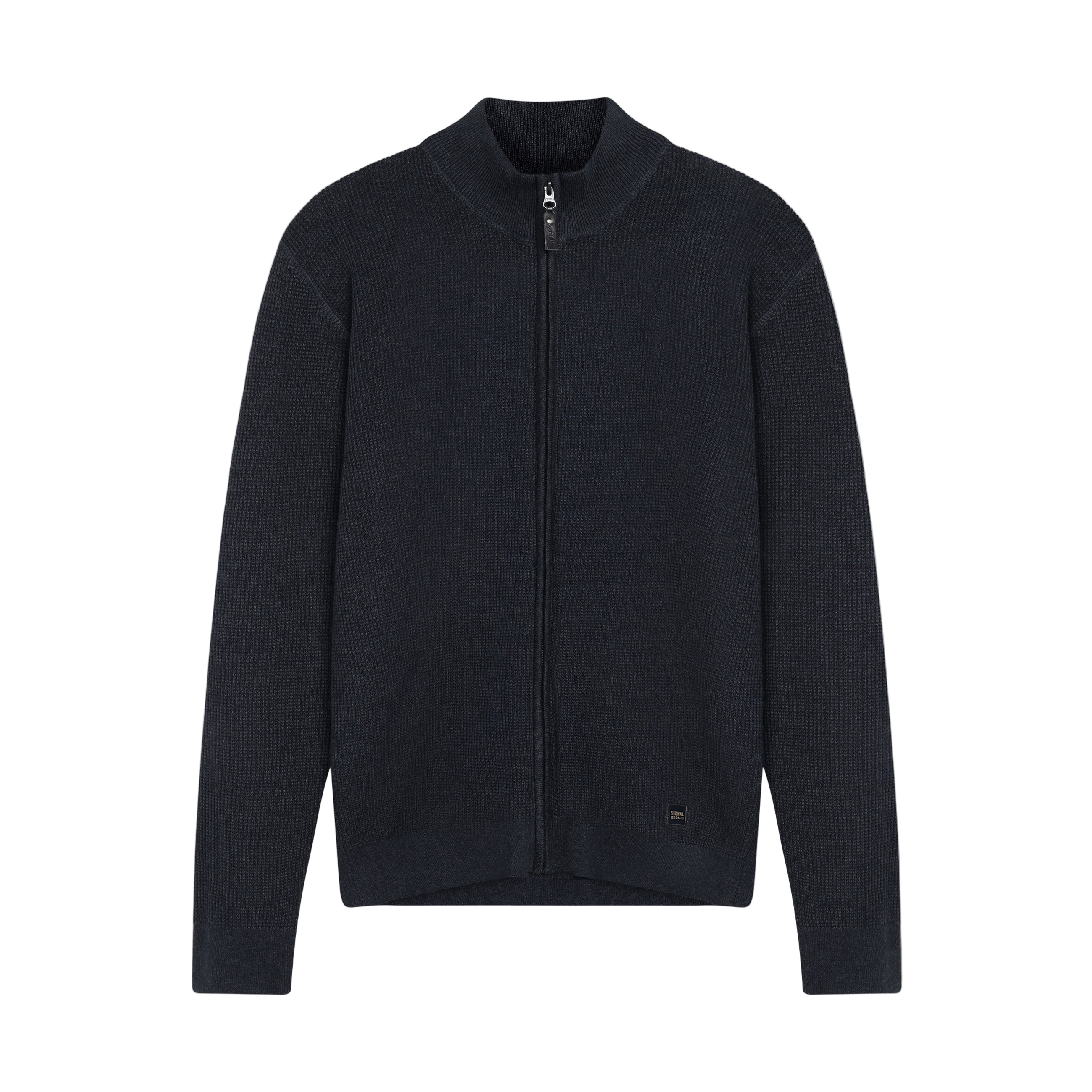 KaiSi Structure Cardigan+ Knit - Deep Marine Melange
