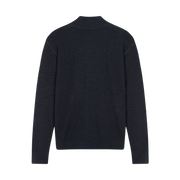 KaiSi Structure Cardigan+ Knit - Deep Marine Melange
