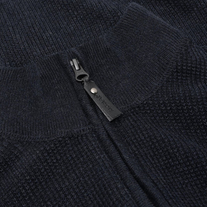 KaiSi Structure Cardigan+ Knit - Deep Marine Melange