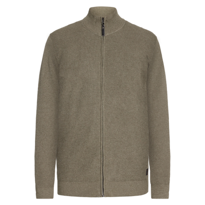 KaiSi Structure Cardigan+ Knit - Green Kalamata Melange