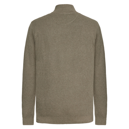 KaiSi Structure Cardigan+ Knit - Green Kalamata Melange