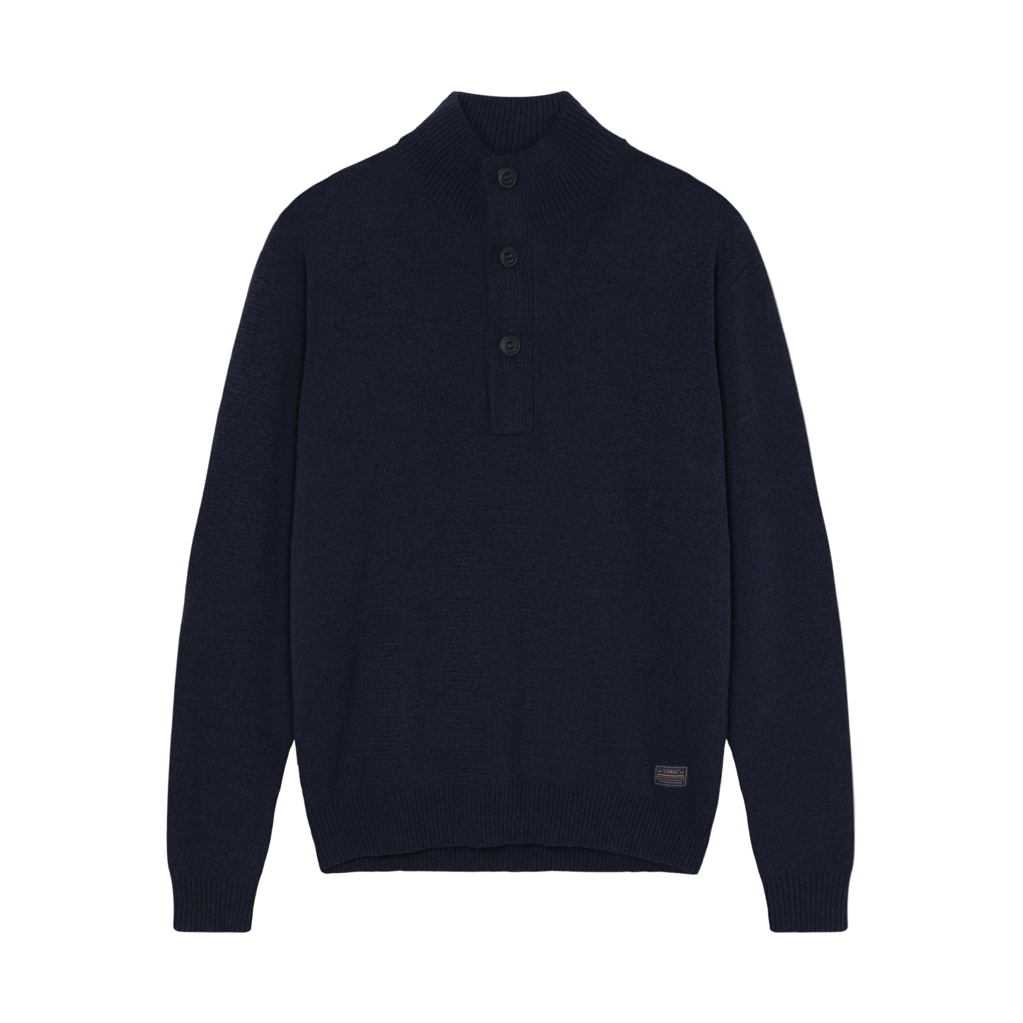 UptonSi Highneck Sweater Knit - Deep Marine