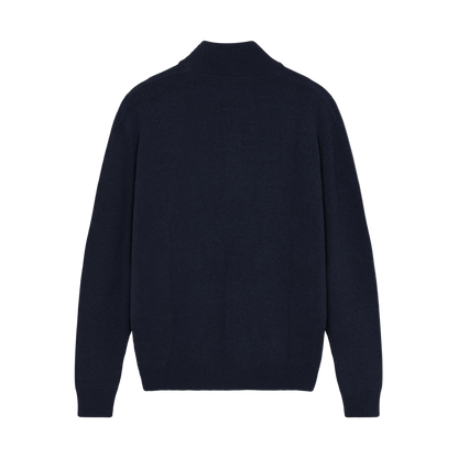 UptonSi Highneck Sweater Knit - Deep Marine