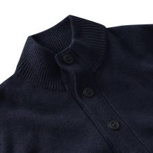 UptonSi Highneck Sweater Knit - Deep Marine