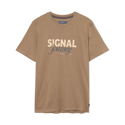 DizzySi Logo Tee + T-shir/Top - Brown Otter