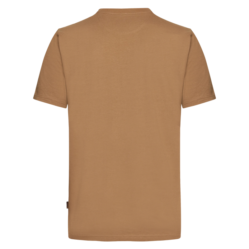 DeanSi Chest Print + T-shir/Top - Brown Otter