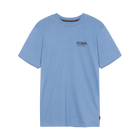 DeanSi Chest Print + T-shir/Top - Calm blue melange