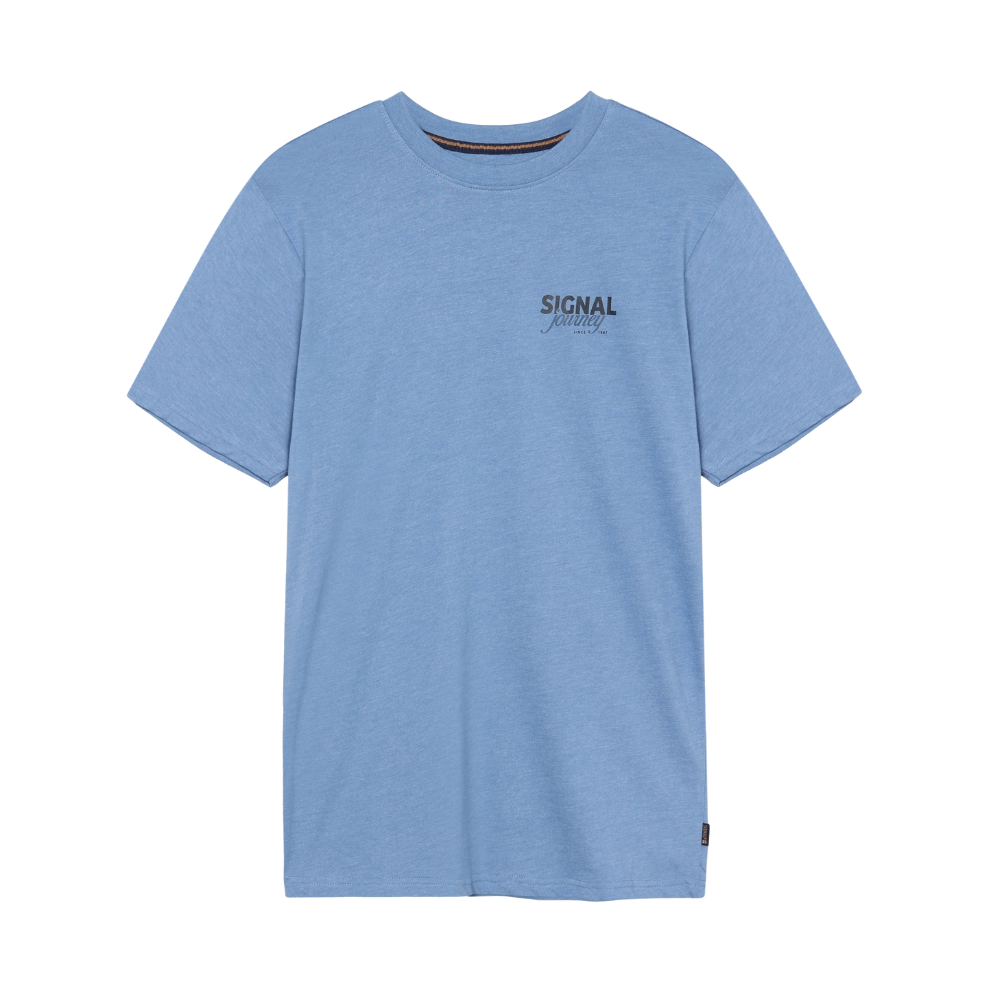 DeanSi Chest Print + T-shir/Top - Calm blue melange