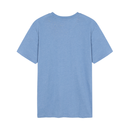 DeanSi Chest Print + T-shir/Top - Calm blue melange