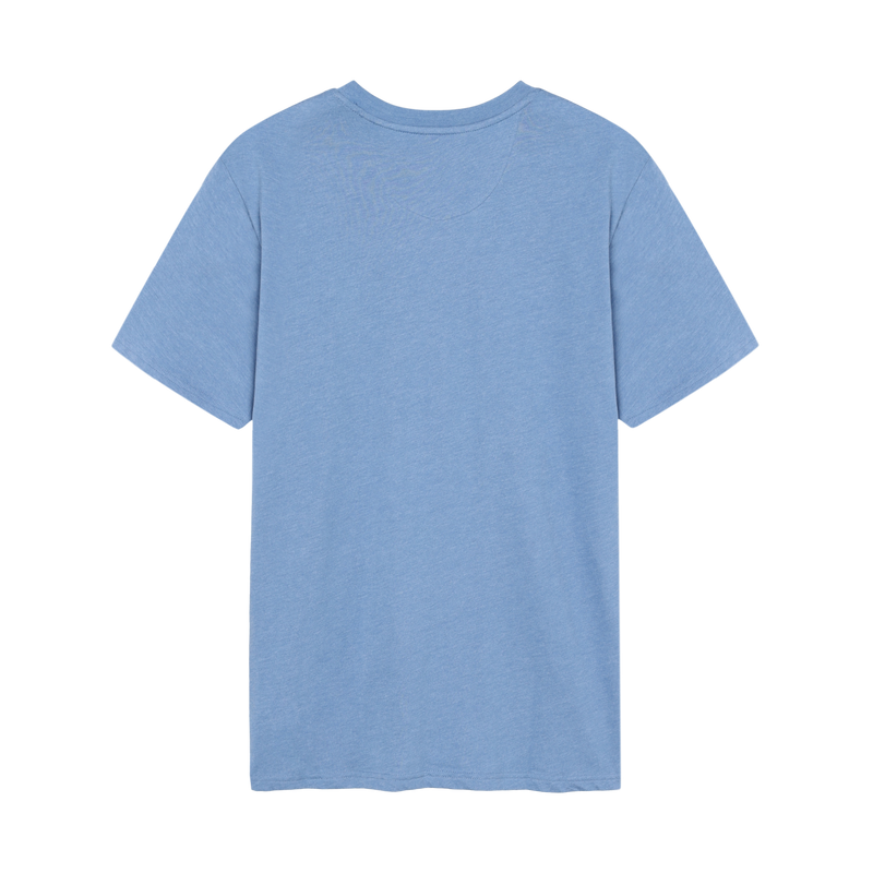 DeanSi Chest Print + T-shir/Top - Calm blue melange