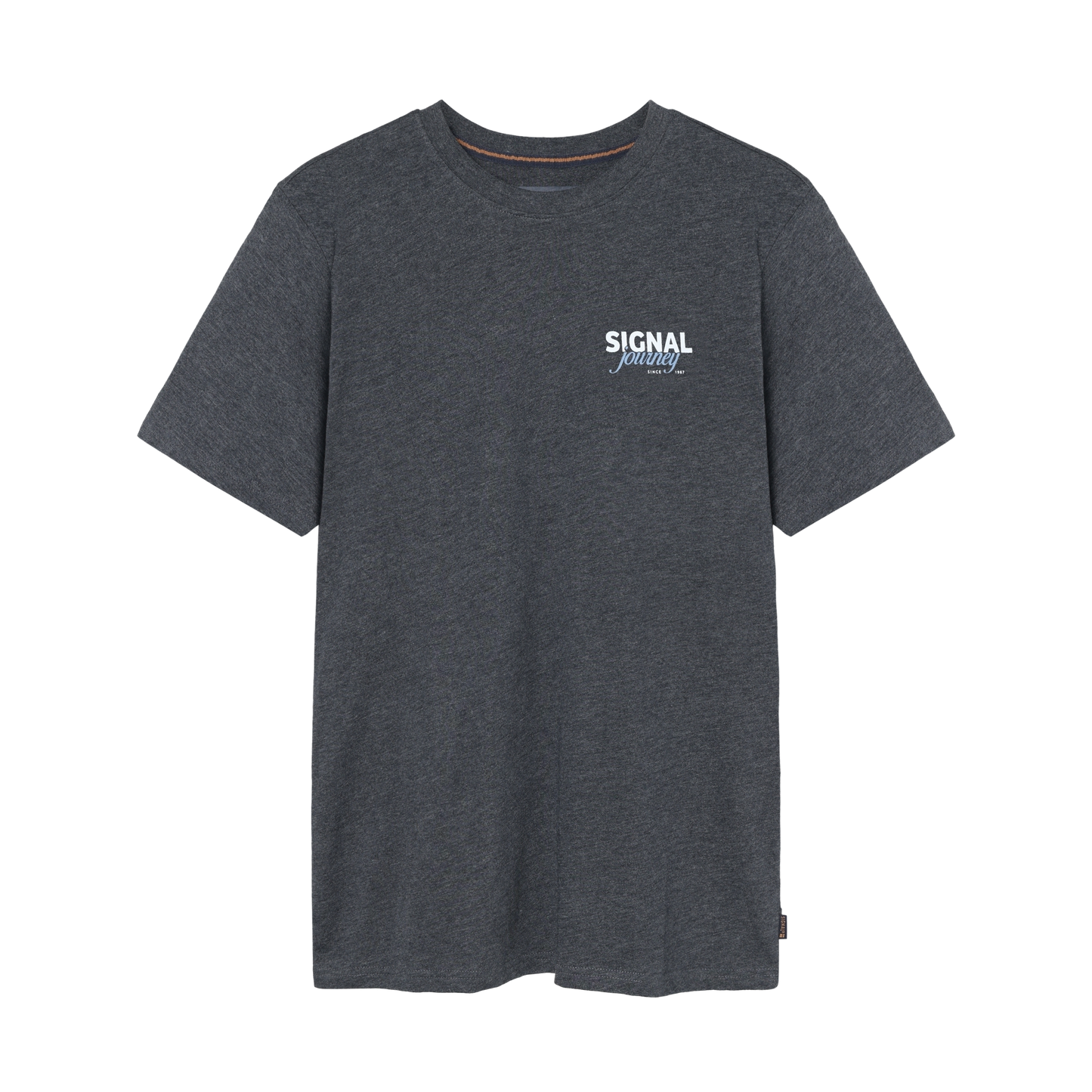 DeanSi Chest Print + T-shir/Top - Deep Marine Melange