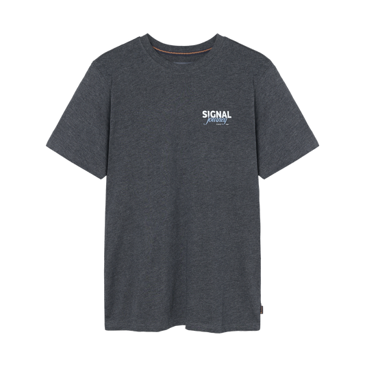 DeanSi Chest Print + T-shir/Top - Deep Marine Melange