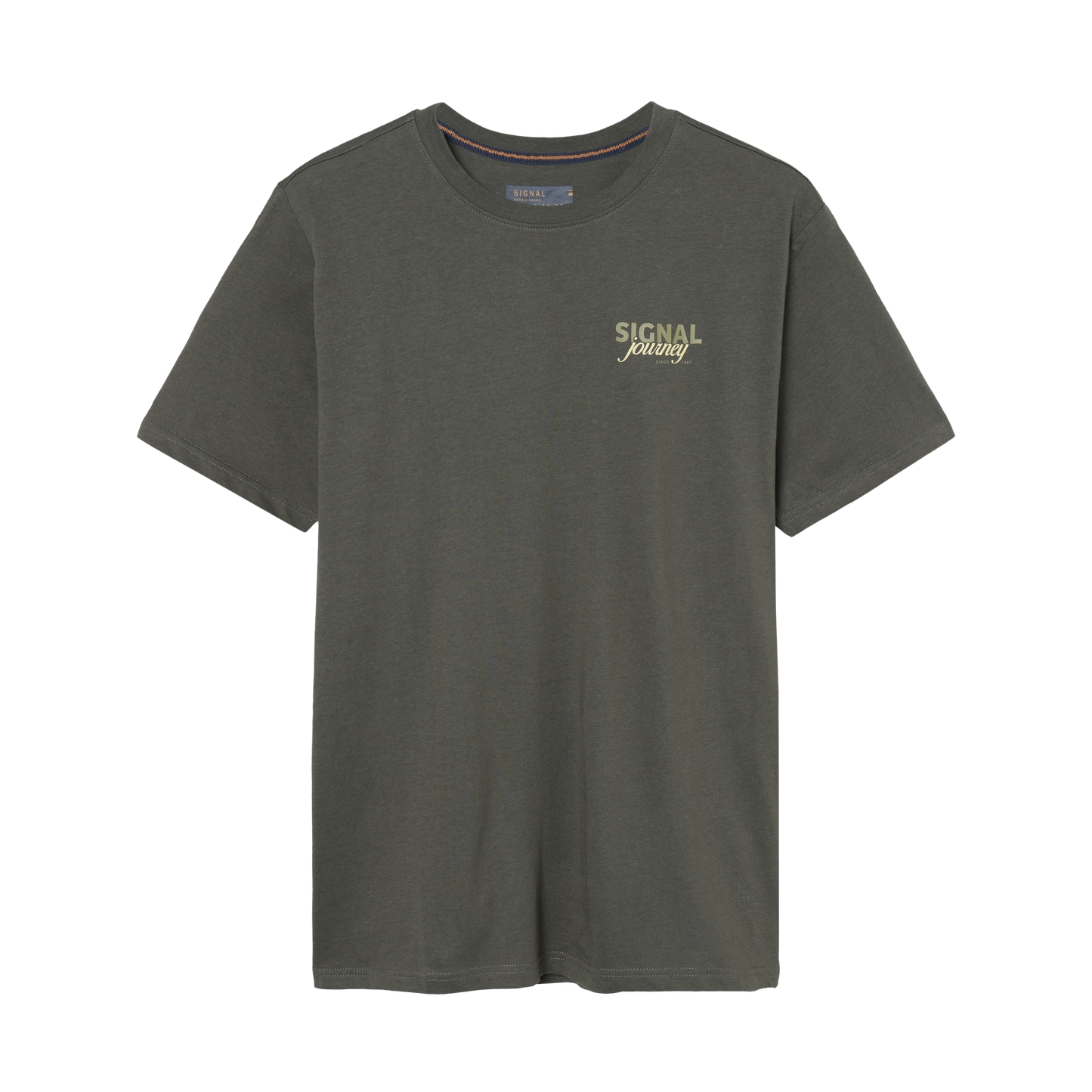 DeanSi Chest Print + T-shir/Top - Beluga green