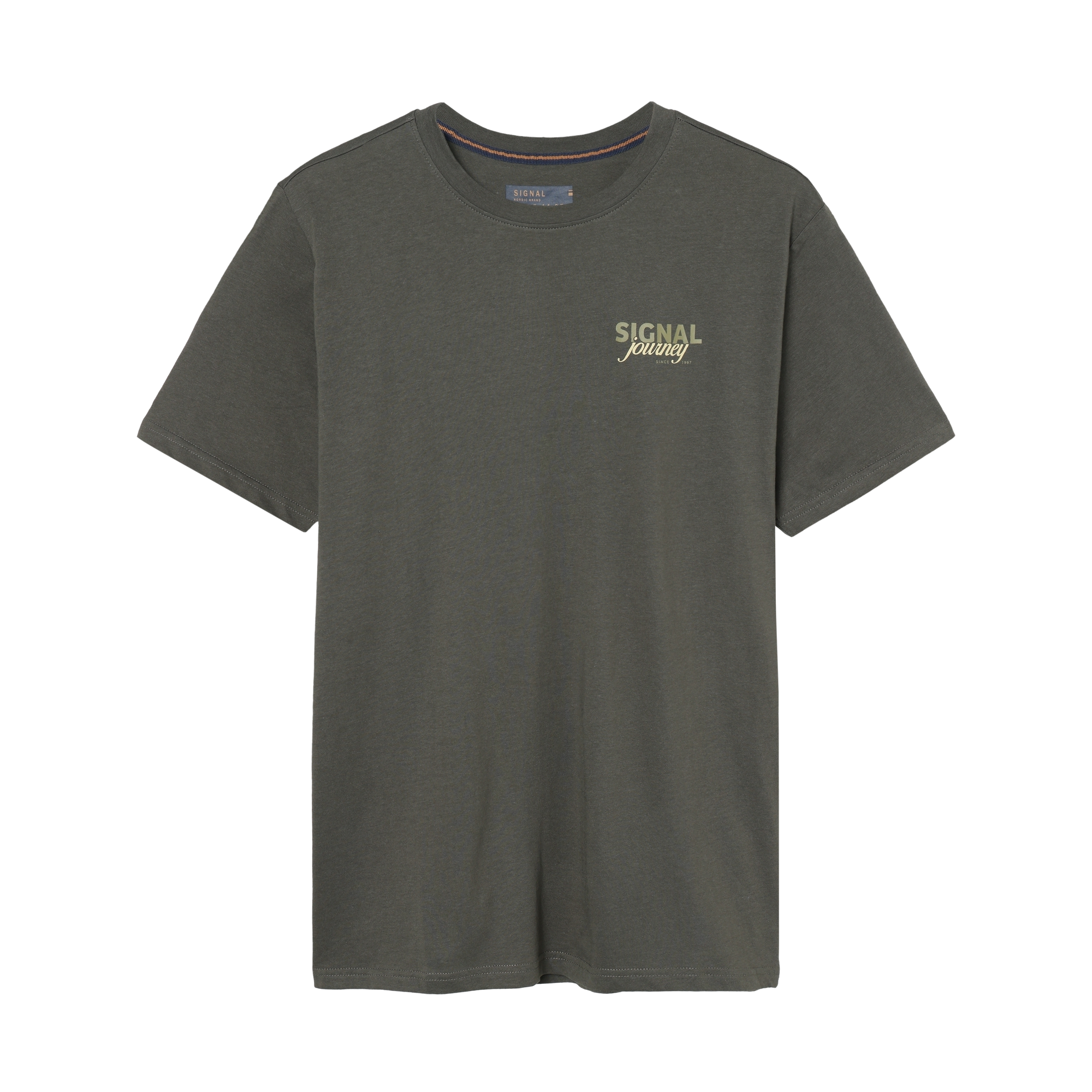 DeanSi Chest Print + T-shir/Top - Beluga green