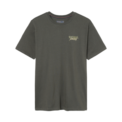 DeanSi Chest Print + T-shir/Top - Beluga green