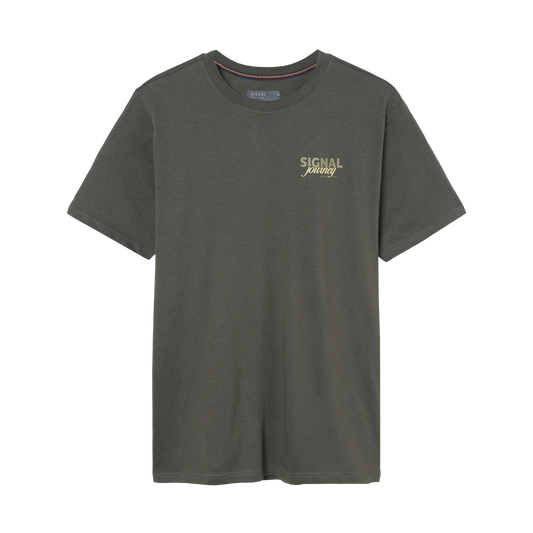 DeanSi Chest Print + T-shir/Top - Beluga green