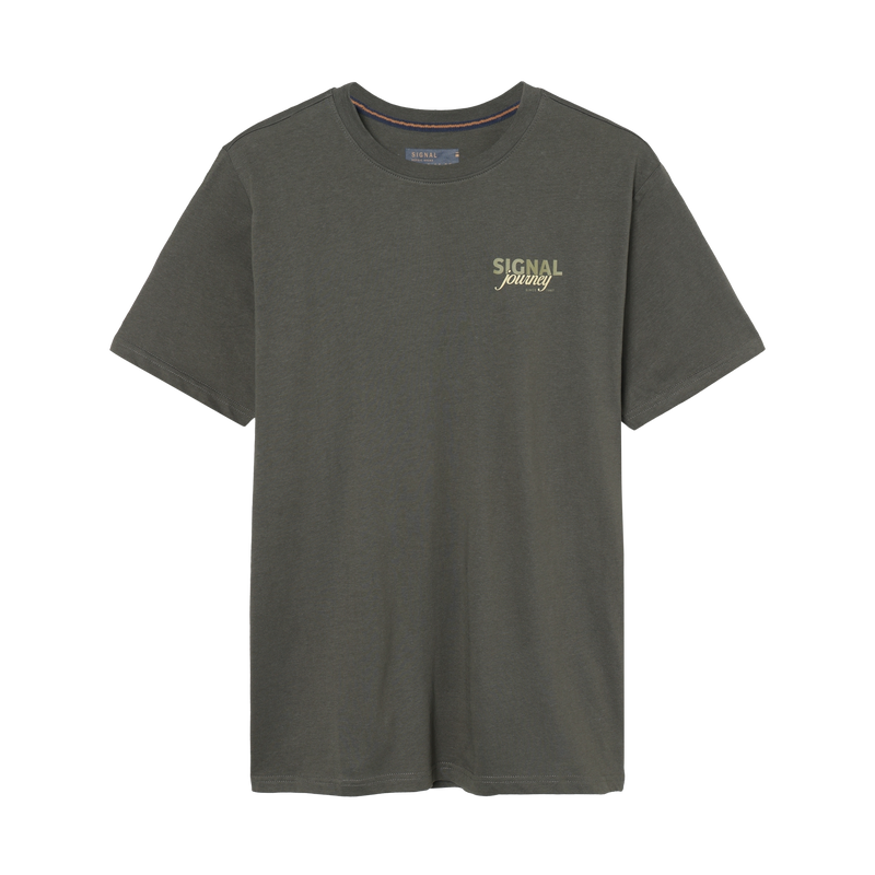 DeanSi Chest Print + T-shir/Top - Beluga green