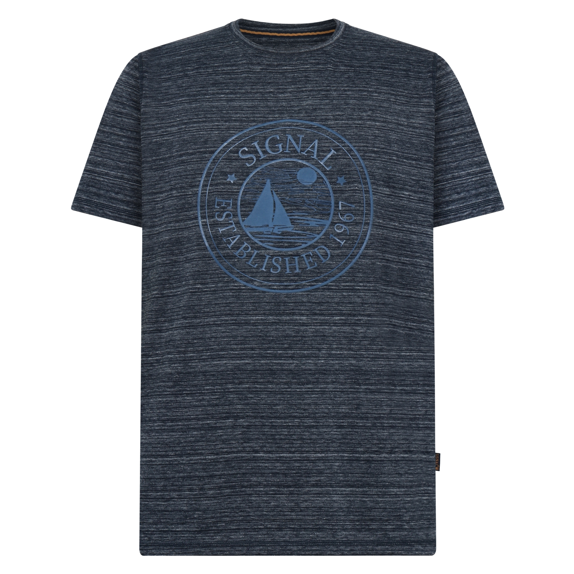 DylanSi Space stripe + T-shir/Top - Deep Marine