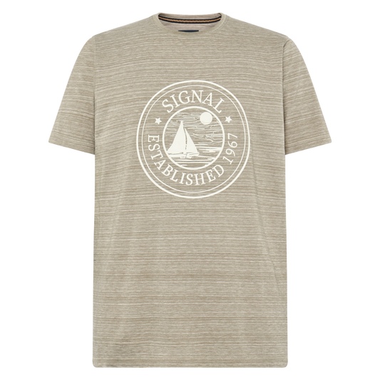 DylanSi Space stripe + T-shir/Top - Oak