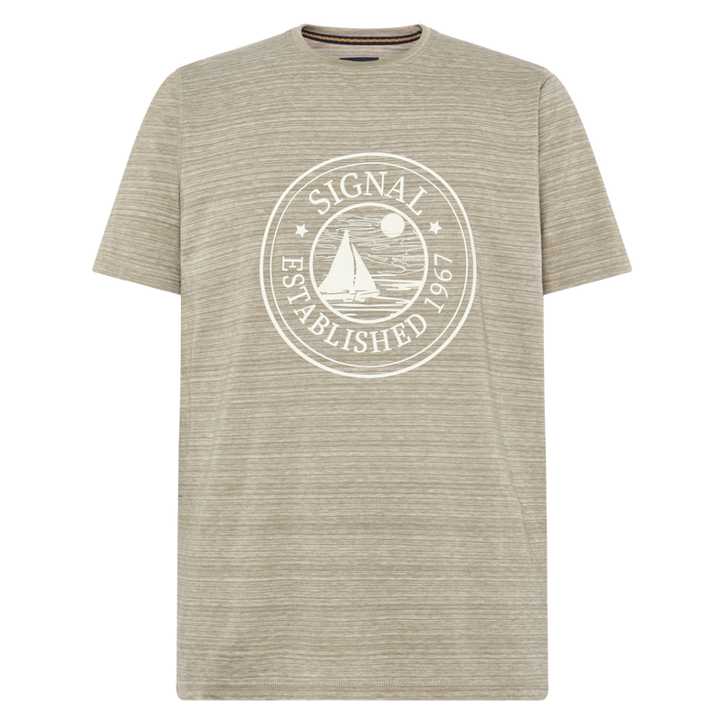 DylanSi Space stripe + T-shir/Top - Oak