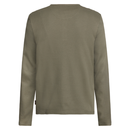 DerekSi Granddad Waffle T-shir/Top - Smokey Olive