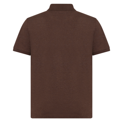 NickySI Pocket Polo Polo - Brown Bark melange