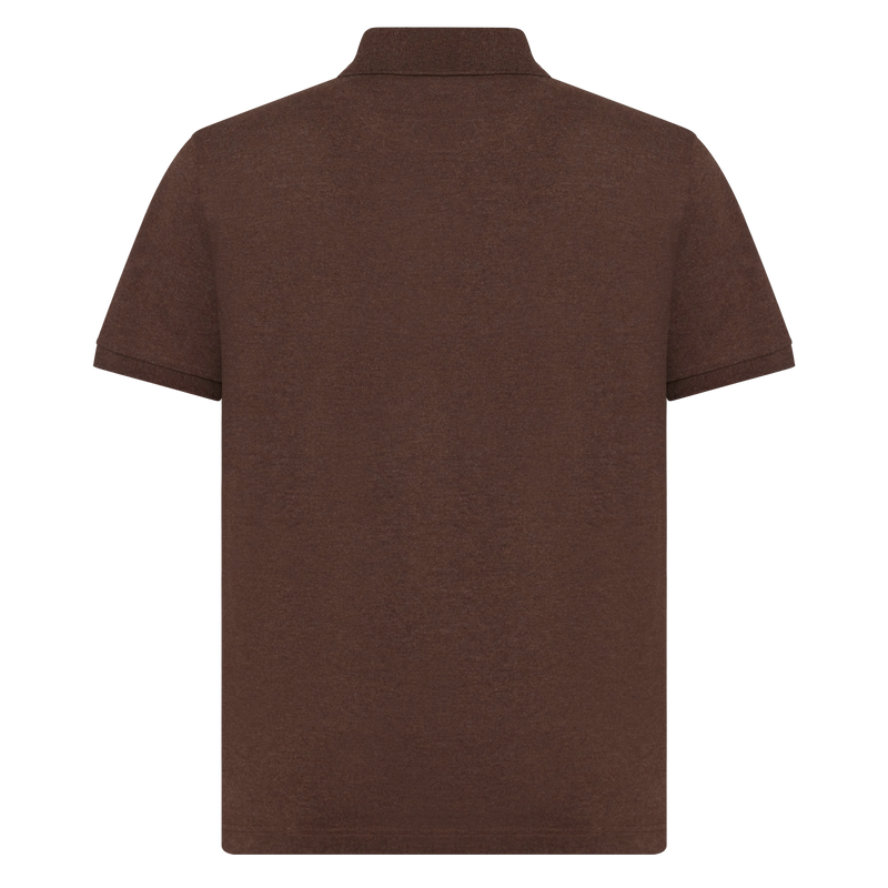 NickySI Pocket Polo Polo - Brown Bark melange