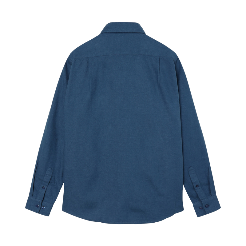 BendixSi Flannel L/S Shirts - Blue Largo Melange