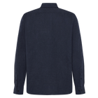 BendixSi Flannel L/S Shirts - Deep Marine Melange