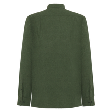 BendixSi Flannel L/S Shirts - Beluga green melange