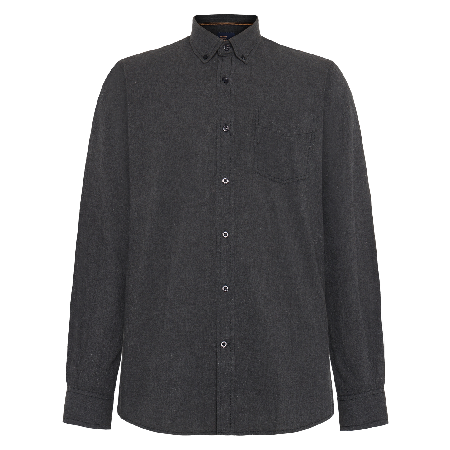 BendixSi Flannel L/S Shirts - Grey Volcano Melange