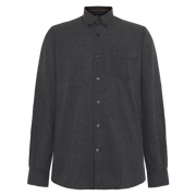 BendixSi Flannel L/S Shirts - Grey Volcano Melange