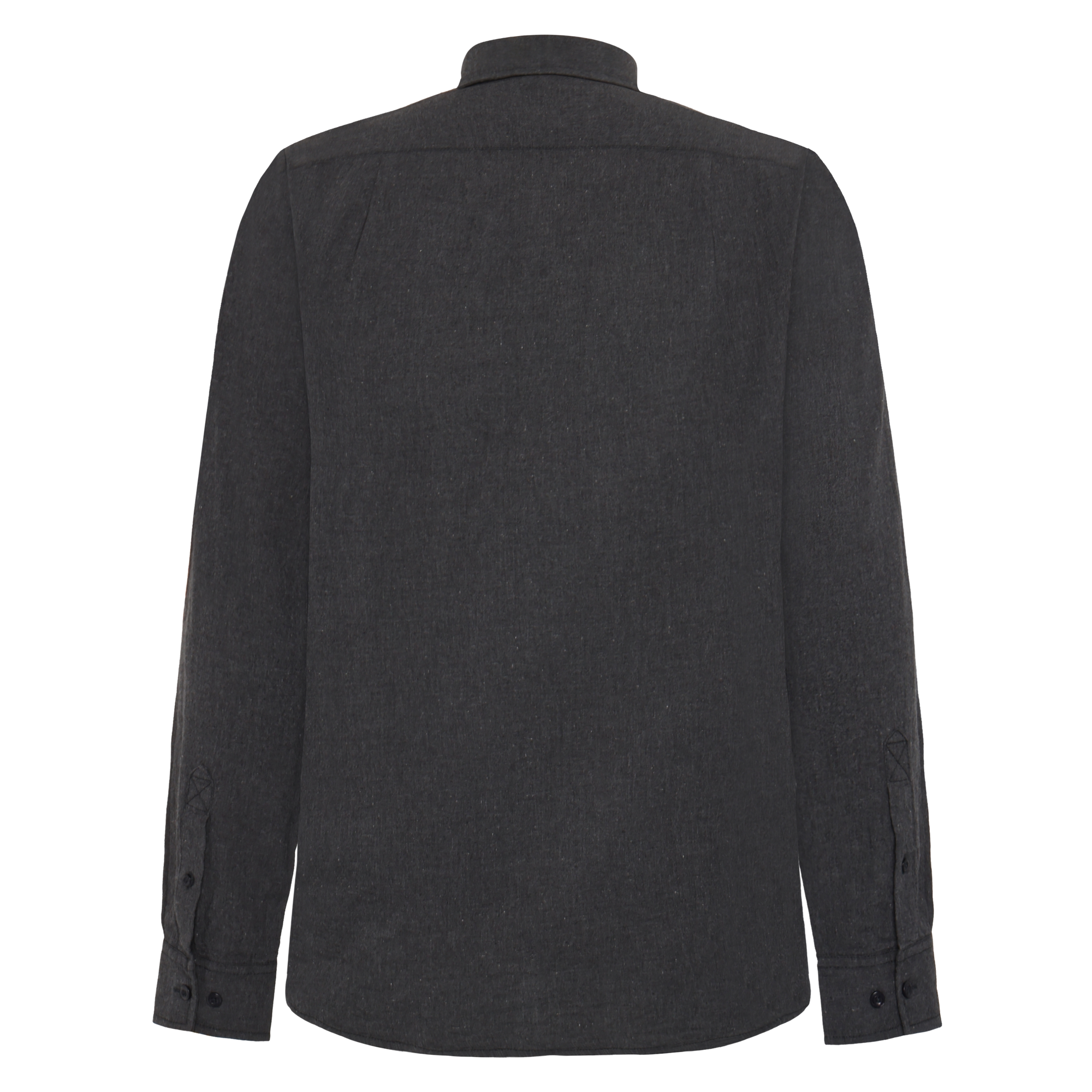 BendixSi Flannel L/S Shirts - Grey Volcano Melange