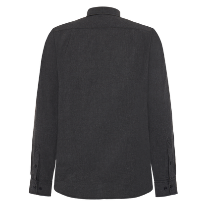 BendixSi Flannel L/S Shirts - Grey Volcano Melange