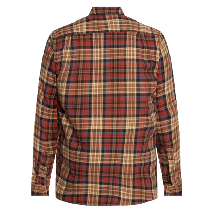 BruceSi Check + L/S Shirts - Burned Hazel