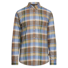 BruceSi Check + L/S Shirts - Blue Largo