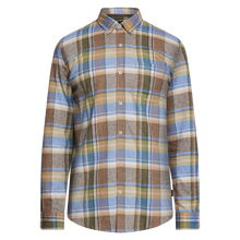 BruceSi Check + L/S Shirts - Blue Largo