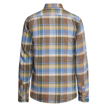 BruceSi Check + L/S Shirts - Blue Largo